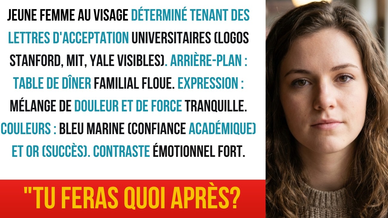 Elle cache ses acceptations à Stanford & Yale - Sa famille découvre la vérité au dînerHistoire Vraie
