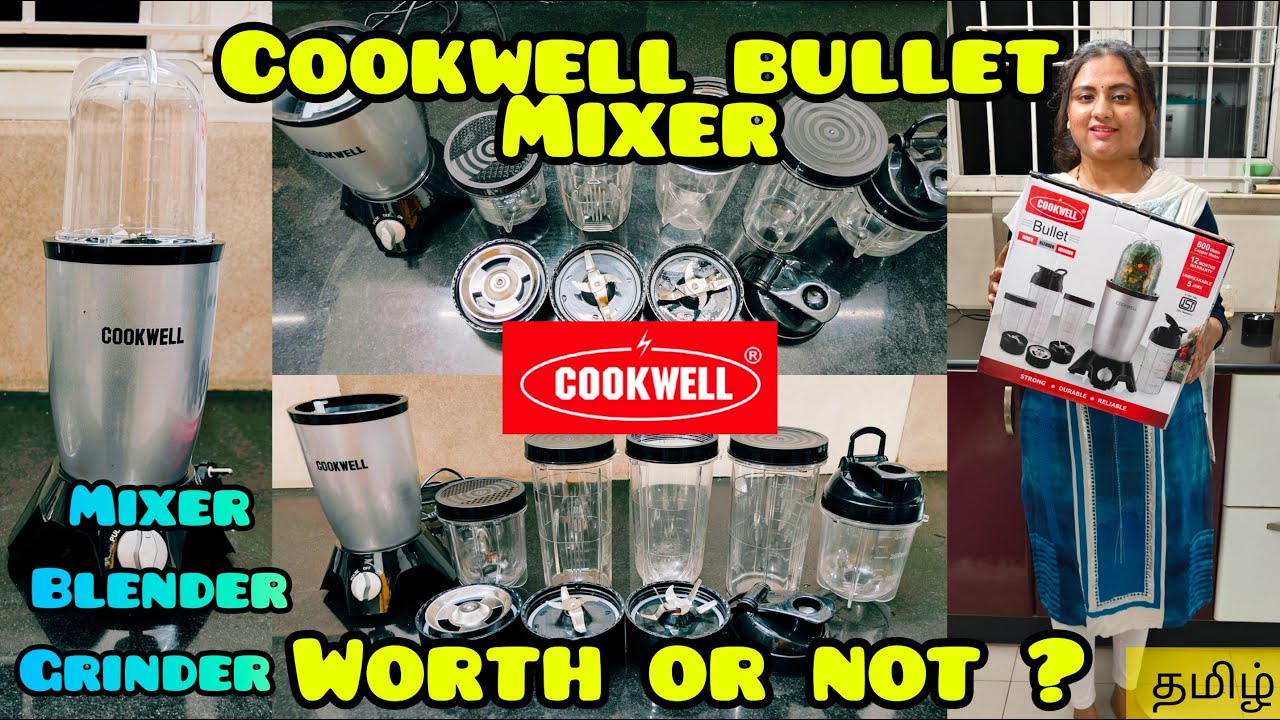 Cookwell Bullet Mixer | Worth or Not❓ | Product Review - Dharsh shini❤️