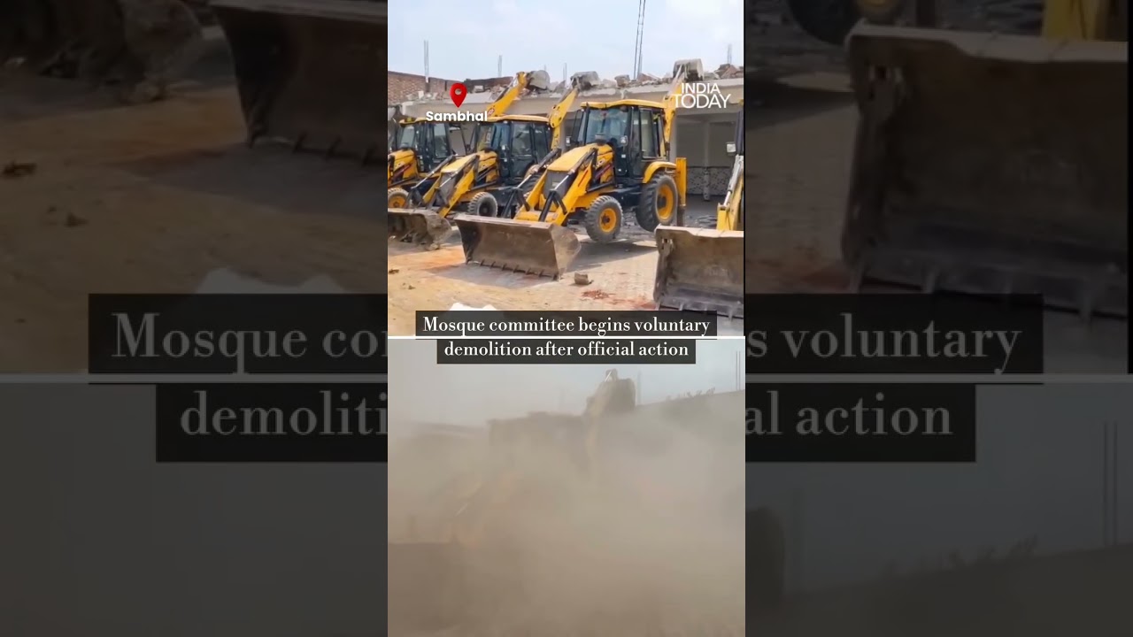 Sambhal Mosque Demolition Carried Out Voluntarily By The Committee Members