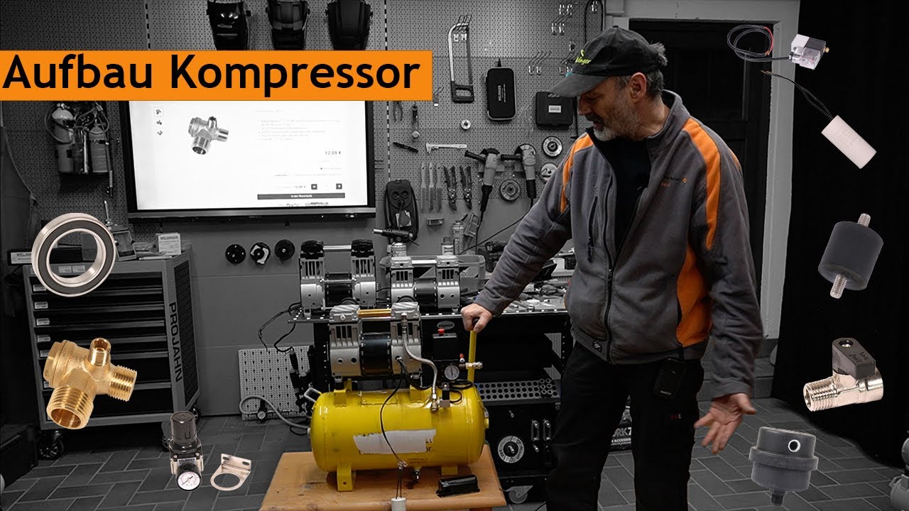 Alten Kompressor umbauen zum WELDINGER Flüsterkompressor | Was brauche ich, was ist zu beachten?