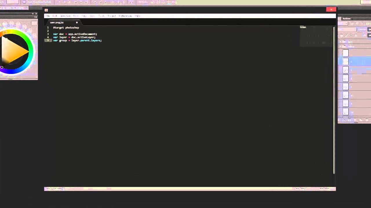 Photoshop scripting tutorial
