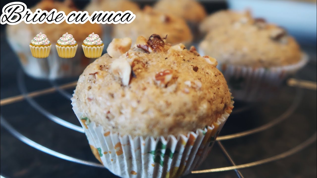BRIOSE DE POST cu nuca, ideale pentru un mic dejun energizant #retetadepost fara unt si oua