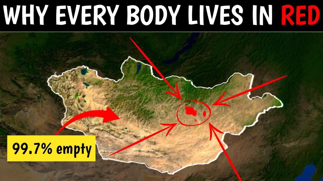 why Mongolia is  completely empty मंगोलिया का 99.7 % हिस्सा  खाली क्यों है?