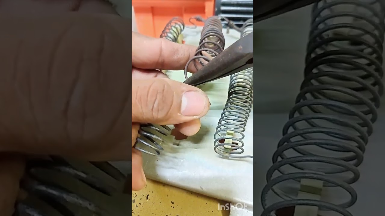 Repairing broken Dryer heating element..