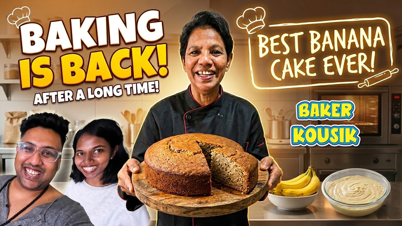 The Baker Is Back: Easy Banana Cake 🍌