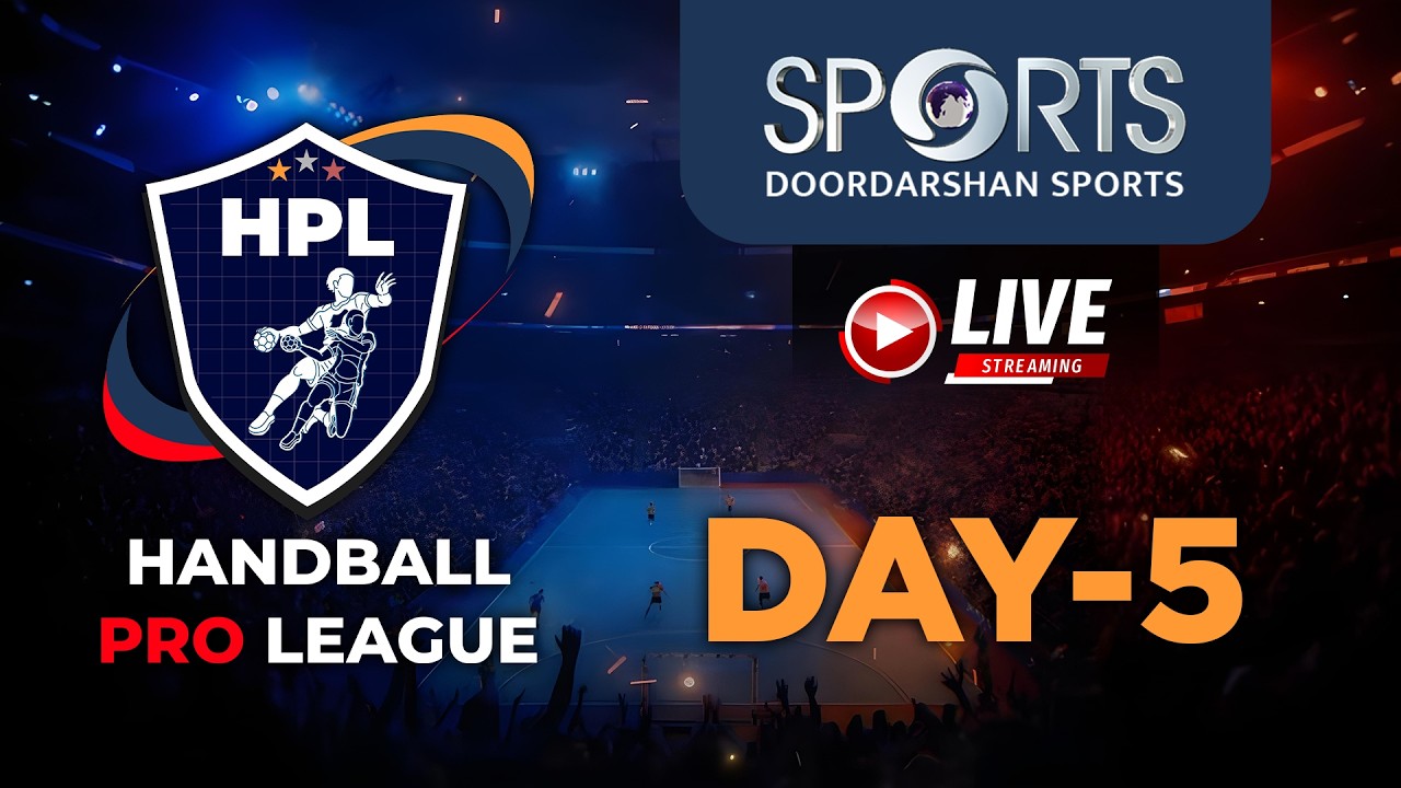 LIVE - Day 5 - Handball Pro League 2026, Nagpur | Doordarshan Sports