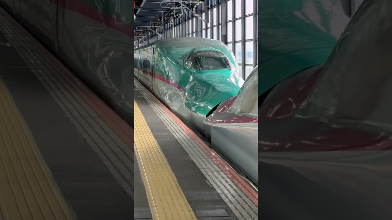 2026年1月25日E6系Z8編成こまち19号秋田行き+E5系U15編成はやぶさ19号新青森行き入線