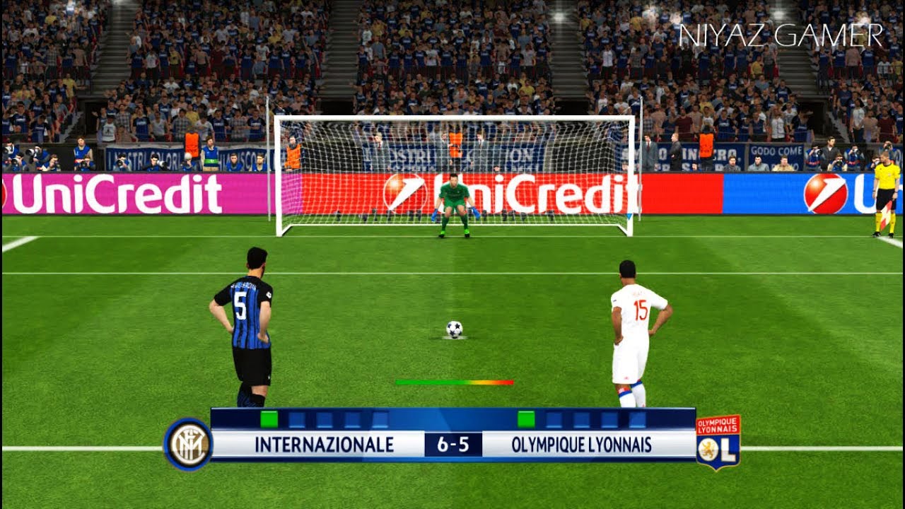 INTER vs LYON | Penalty Shootout | PES 2017 Gameplay