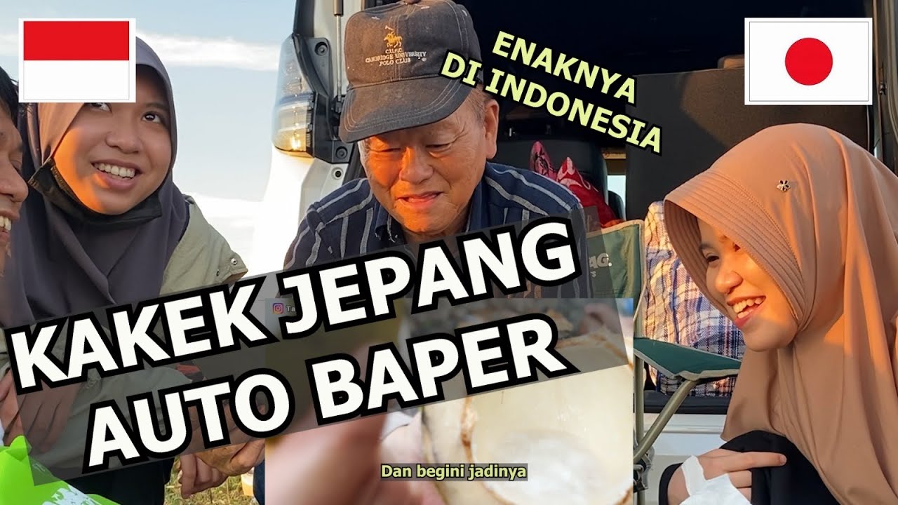 REAKSI KAKEK JEPANG LIHAT KEBUN ANAKNYA DI INDONESIA