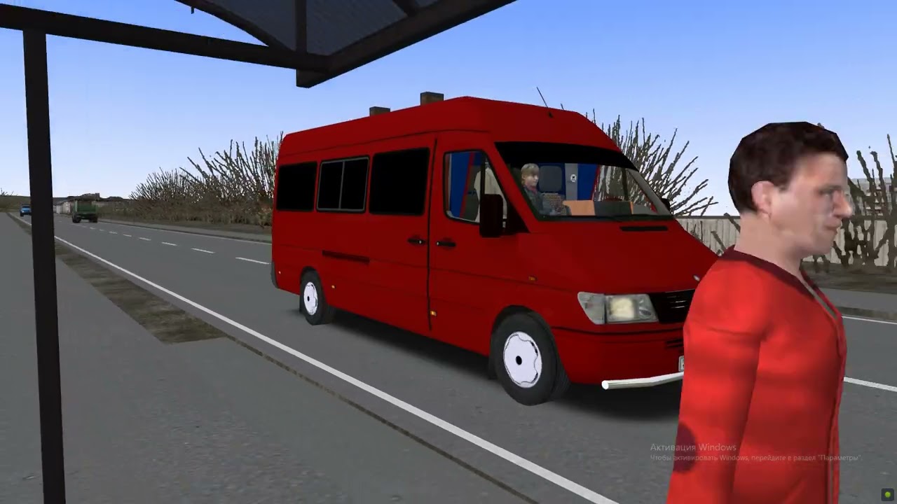 OMSI 2 Mercedes-Sprinter по 1 маршруту на карте ЧИСТОГОРСК!