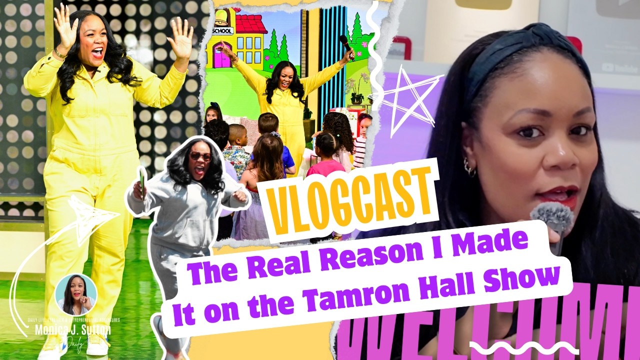 Vlogcast: The Real Reason I Made It on the Tamron Hall Show, 3 Lessons Anyone Can Use
