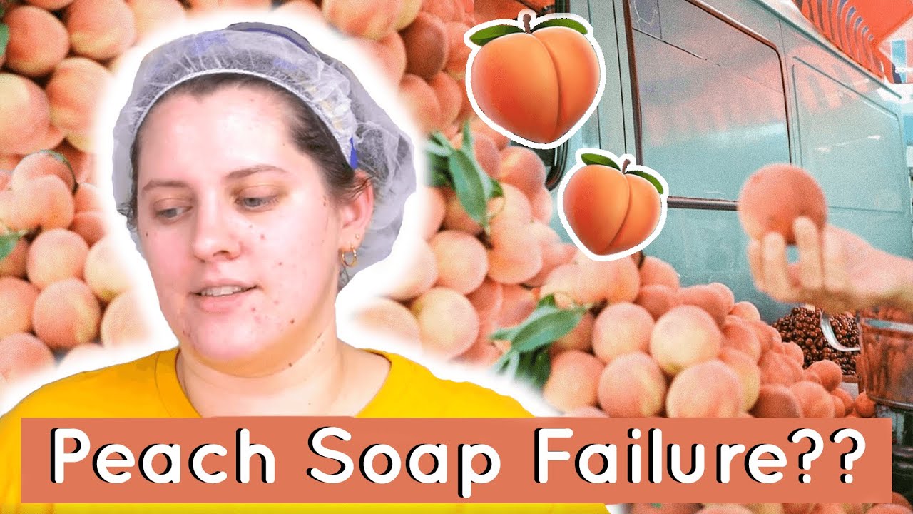 Life's a Peach Cold Process Soap (Katie doubts herself for 15 minutes straight) | Royalty Soaps
