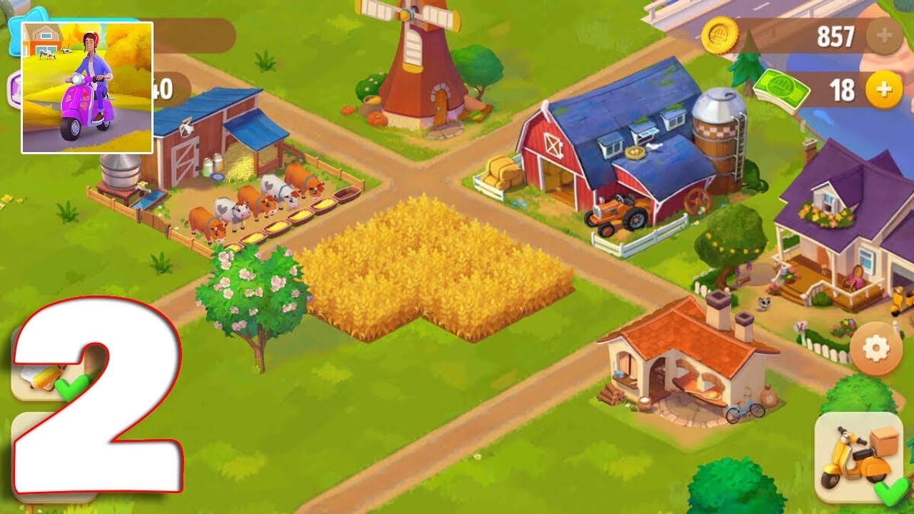 Riverside: Fun Farm Village - Gameplay Walkthrough Part 2 (iOS, Android)