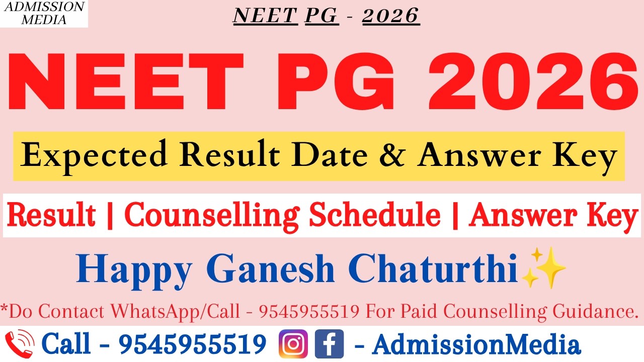 NEET PG 2026 | Result Date | Answer Key | Counselling Schedule | Response Sheet | Latest News