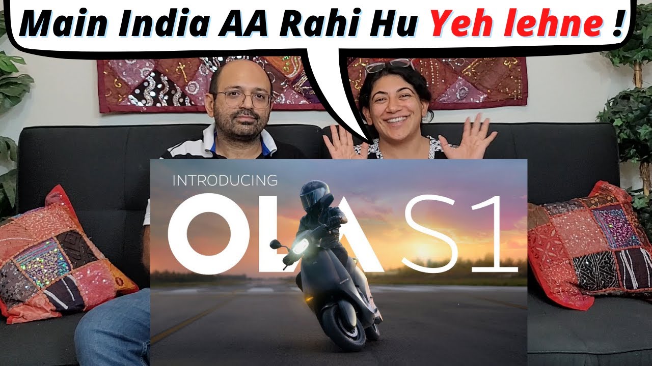 Introducing the Ola Scooter! | Made In India | Indian American Reactions !!