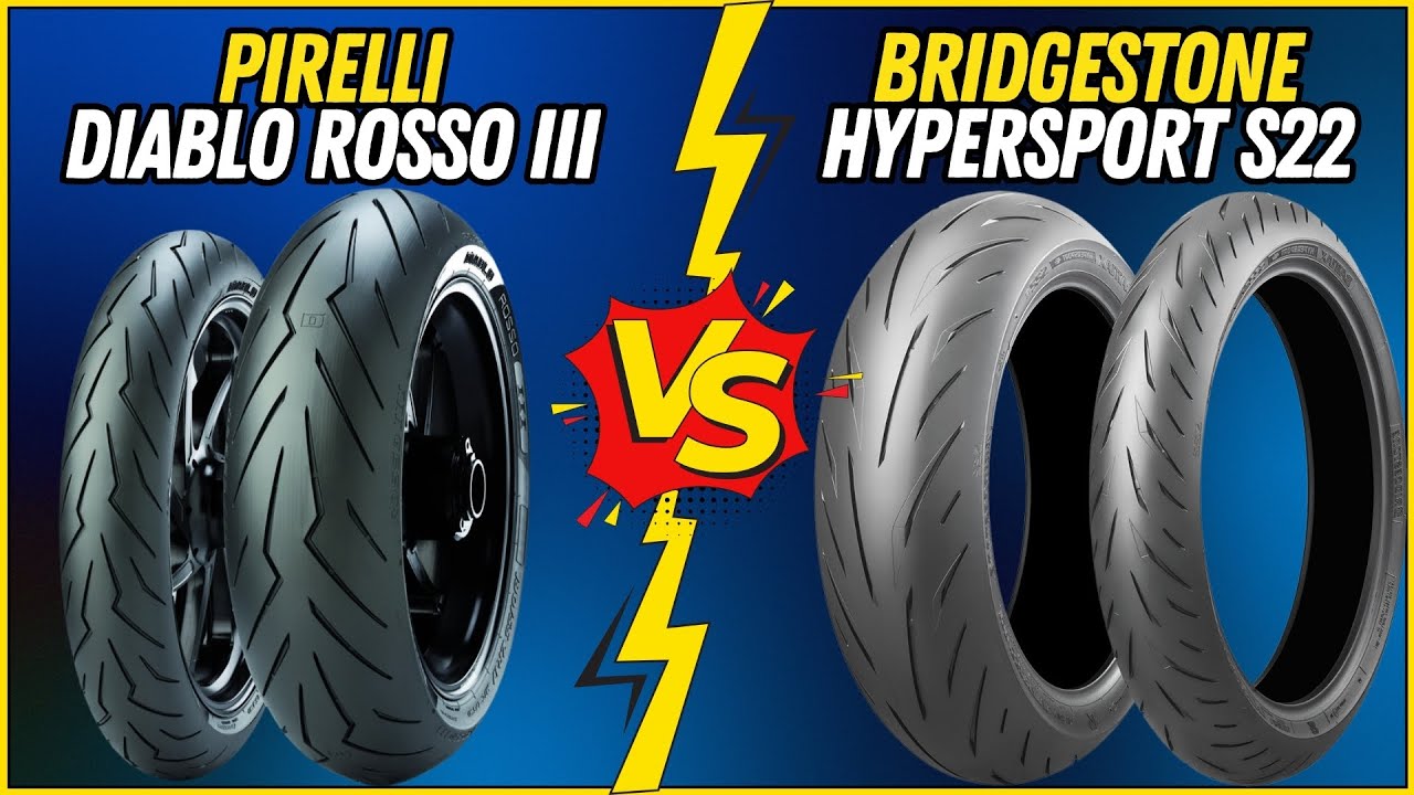 Pirelli Diablo Rosso III vs Bridgestone Battlax Hypersport S22: Sport Tire Comparison