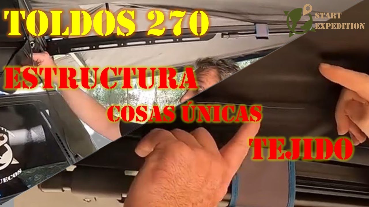 Estructura, tejido y características únicas. Toldos 270 comparativa.