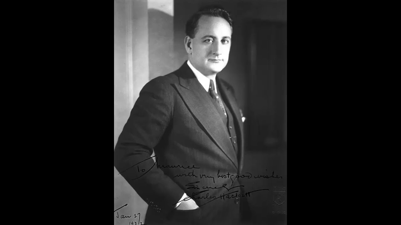 Charles Hackett (tenor) - A Brown Bird Singing (Barrie & Wood) (1927)