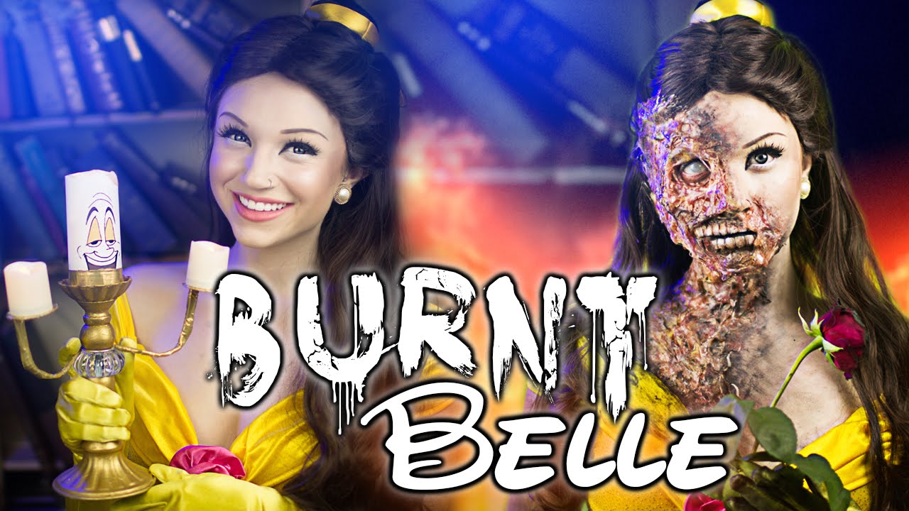 BURNT BELLE [Beauty And The Beast] Makeup Tutorial - Glam & Gore Disney Princess
