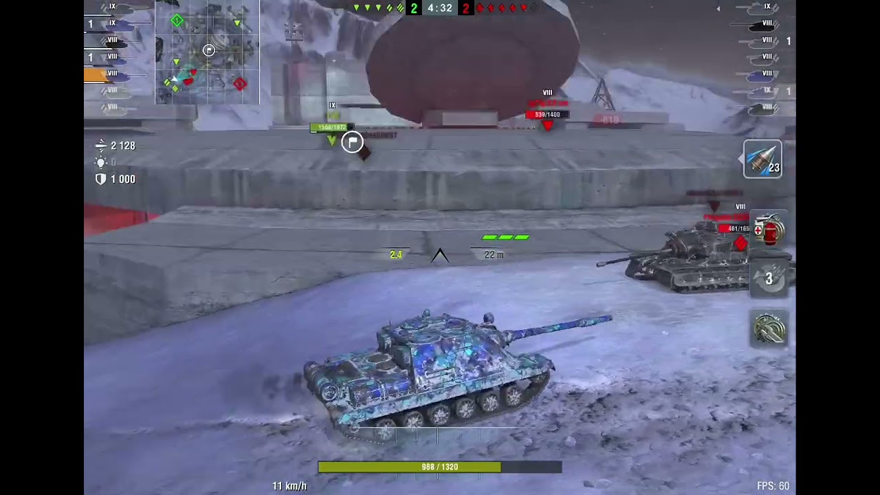 World of tanks blitz sdp wz 66 grom Gameplay