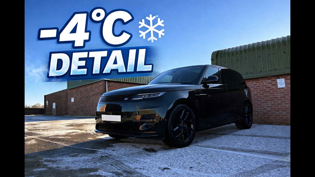 Washing a Range Rover in -4°C ❄️ (Worst Idea Ever?)