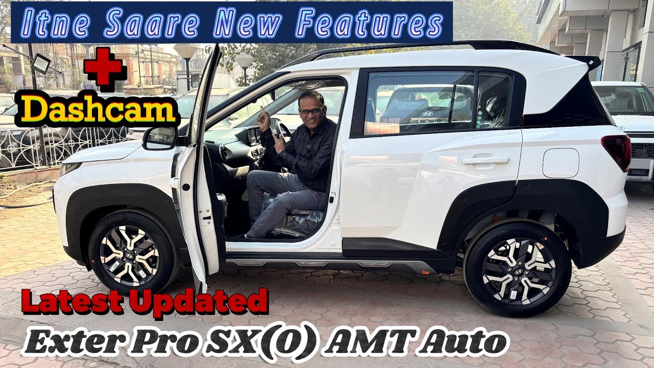 NEW HYUNDAI EXTER PRO SX(O) AMT AUTOMATIC ! NEW FEATURES ADDED WITH DASHCAM AT NO EXTRA COST