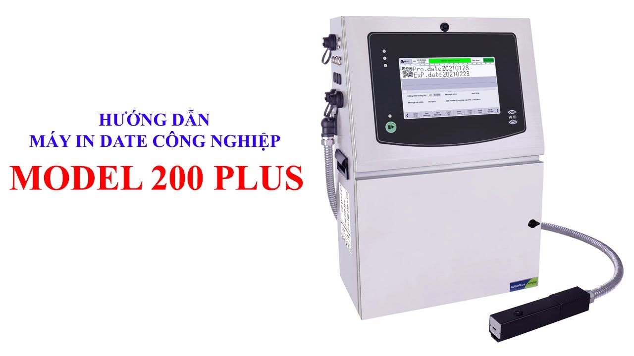Hướng dẫn sử dụng máy in date công nghiệp S200 plus