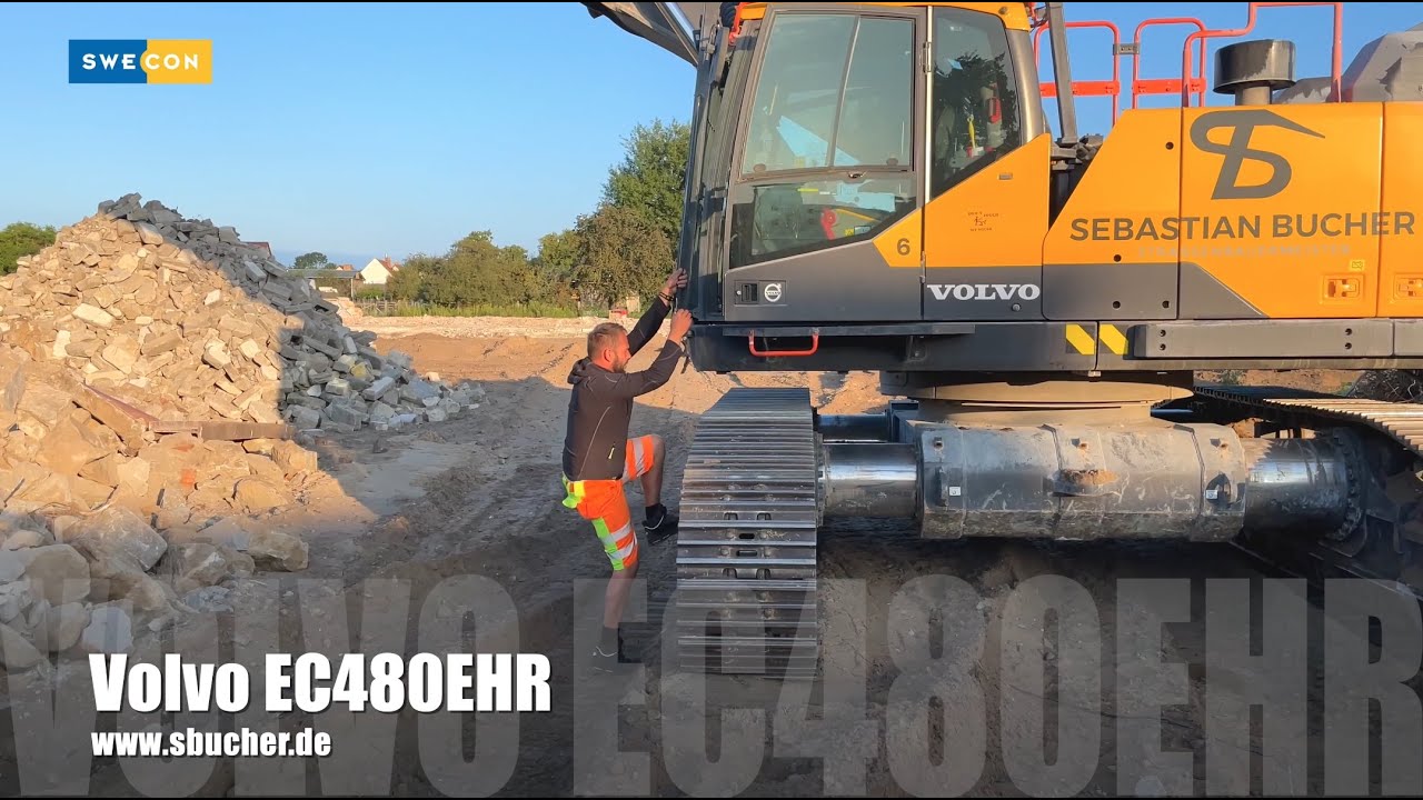 Volvo EC480EHR... Volvo Abbruchbagger im Einsatz