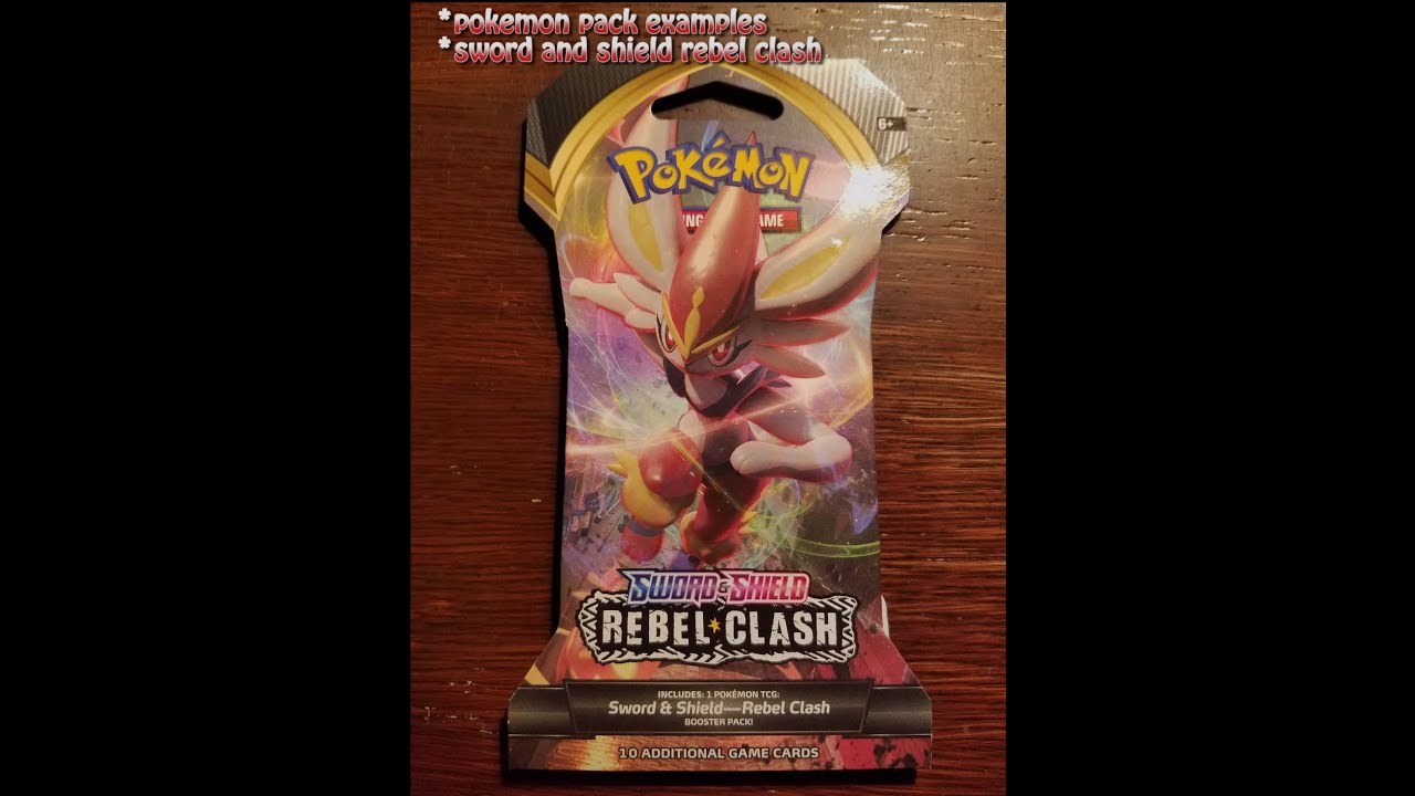 Adam's Pokemon Sword and Shield Rebel Clash Booster Pack 01