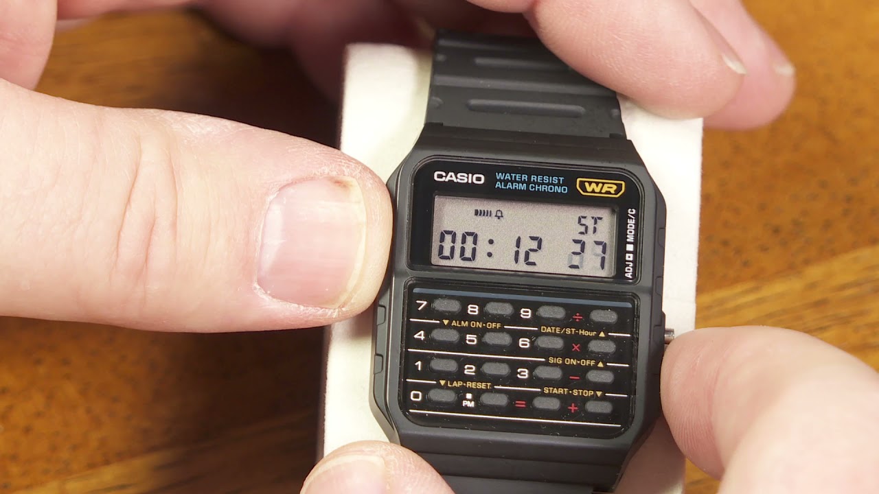 Часы-калькулятор Casio CA-53 — мой подробный обзор классических часов, которые всё ещё доступны в...