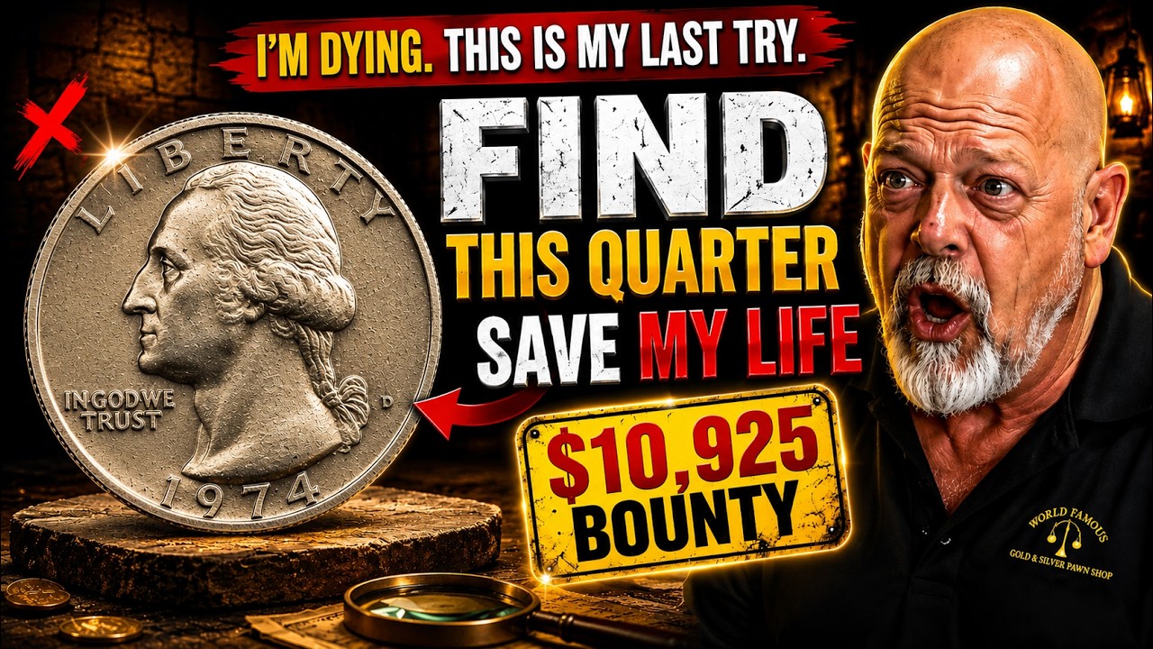 My Last Words: Find This 1974 Quarter Dollar And You Save A Dying Man's Life ($10,925 Bounty)