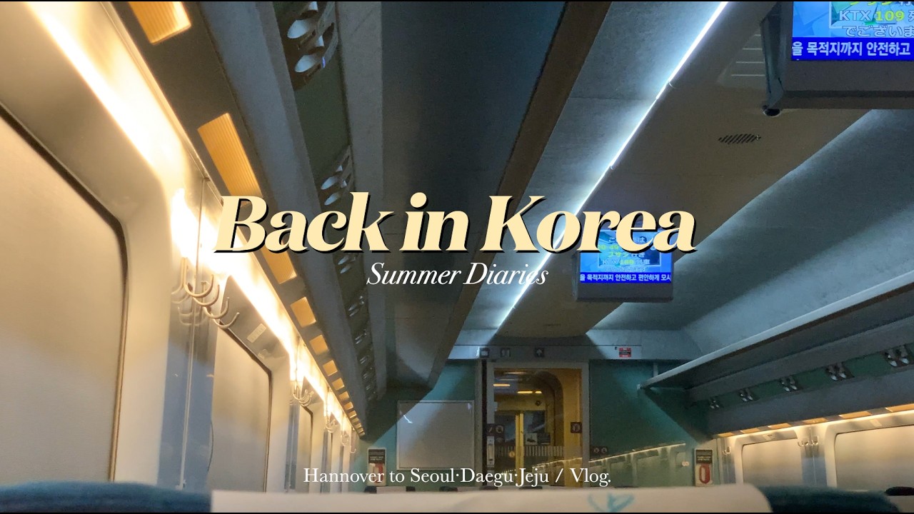 🇩🇪🇰🇷일상 Vlog. 독일에서 한국으로 돌아왔습니다