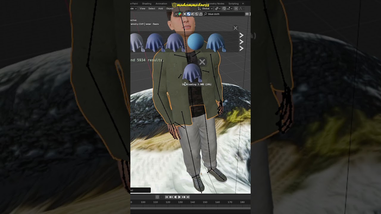 PROFİL FOTOĞRAFLARINIZI MODELLİYORUZ #modelleme #profilfotoğrafı #3d #tasarım #blender