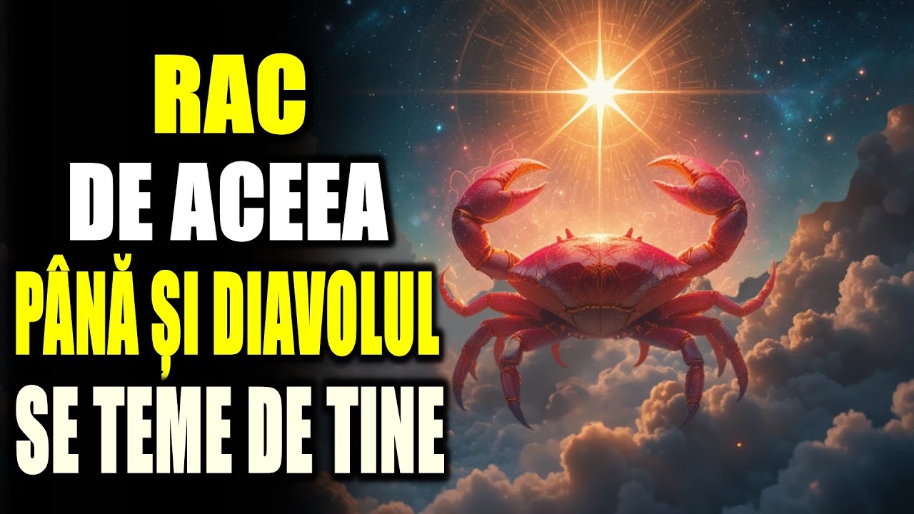 20 MOTIVE PENTRU CARE CHIAR ȘI FORȚELE ÎNTUNERICULUI SE TEM DE RAC