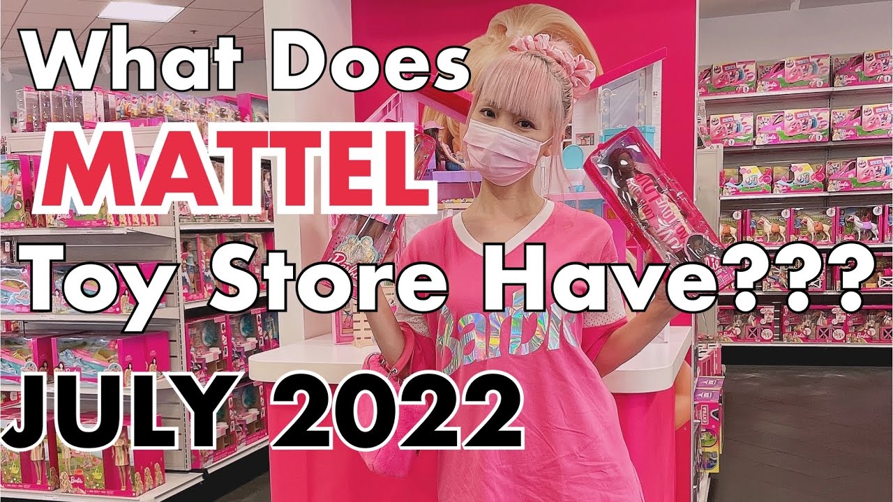 BARBIE SHOPPING at THE MATTEL TOYSTORE JULY 2022