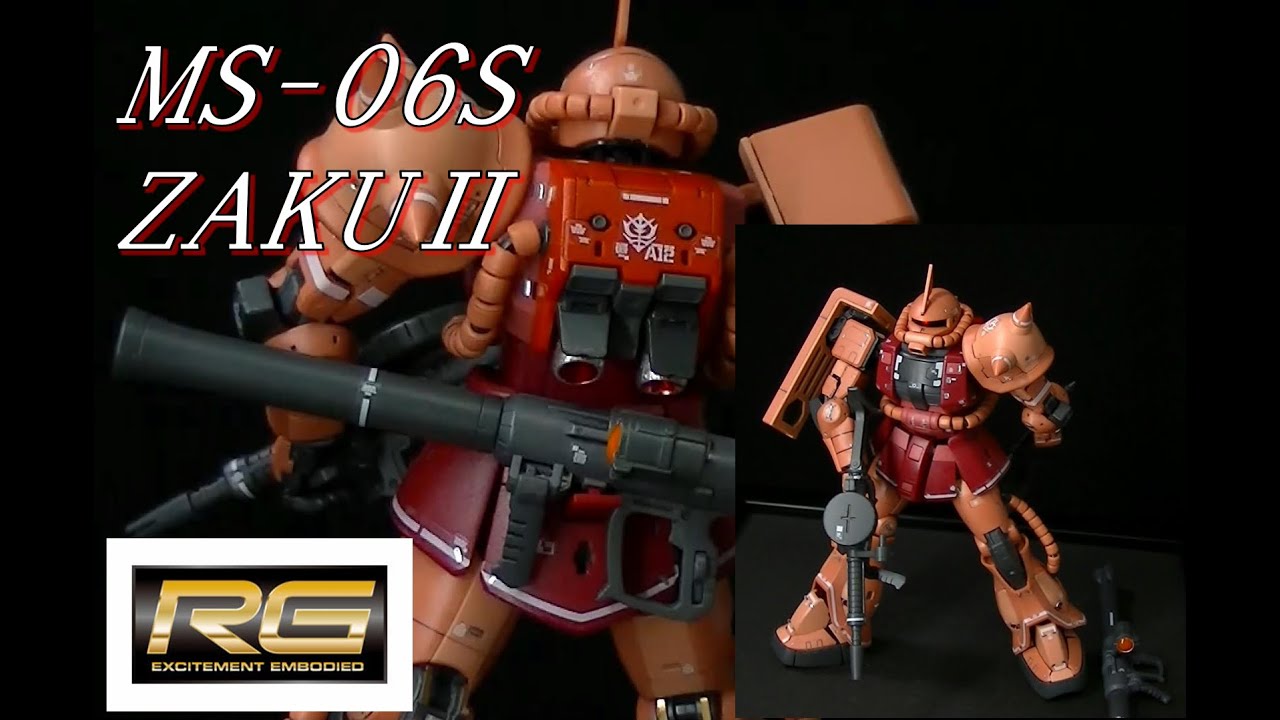 RGシャア専用ザクⅡポロリするよ。【ガンプラ】【ゆっくり実況】