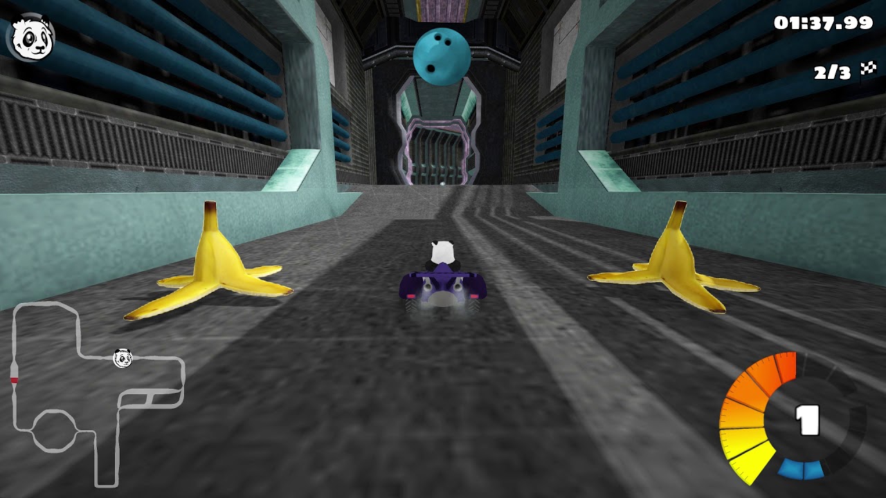 SuperTuxKart 1.0 In the Spaceship