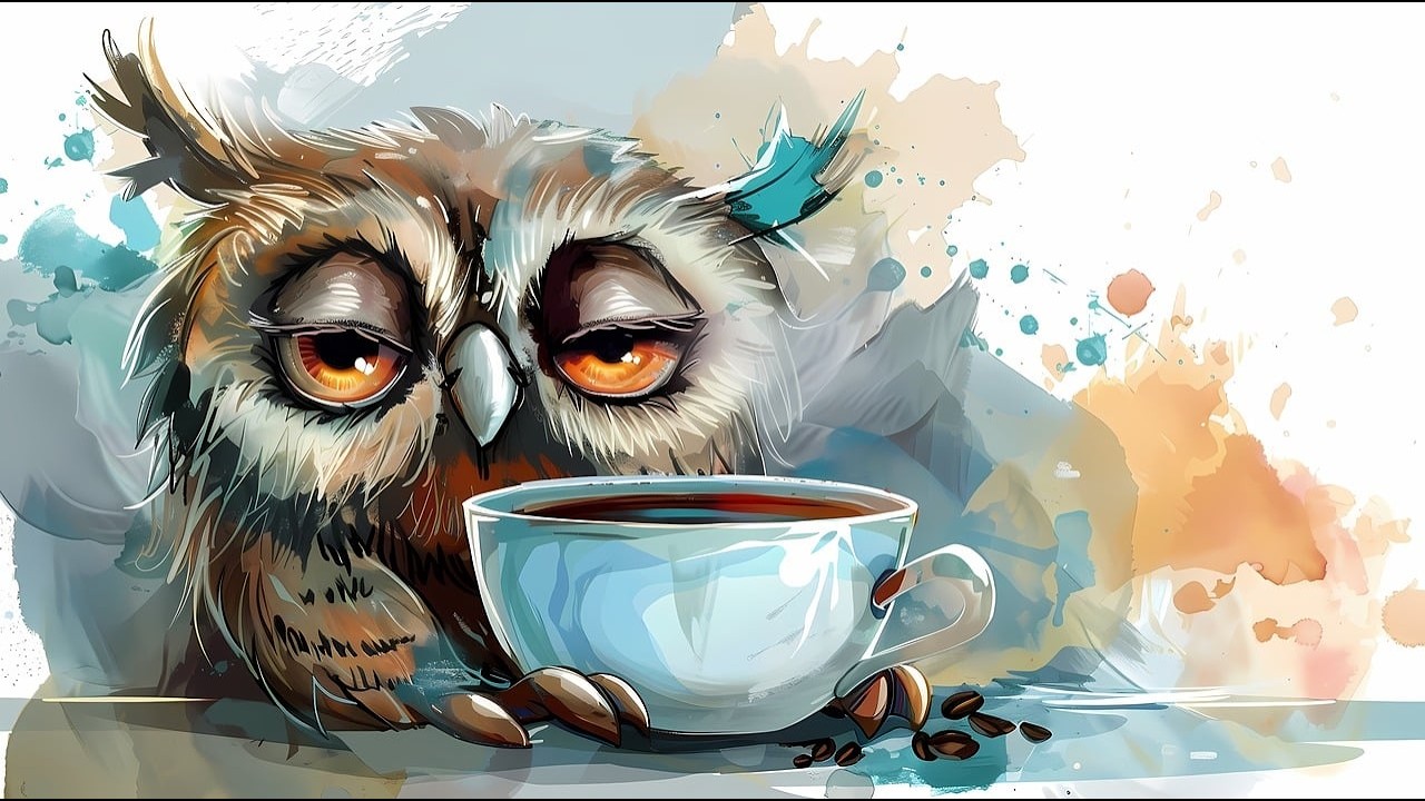 Nachteulen TV- Perlenstickerei