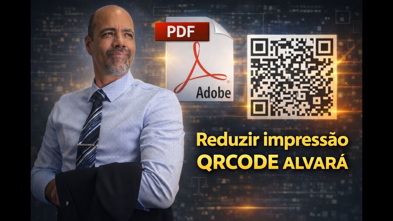 Como reduzir impressão PDF e não cortar QRCODE do Alvará | Dorcival Leite