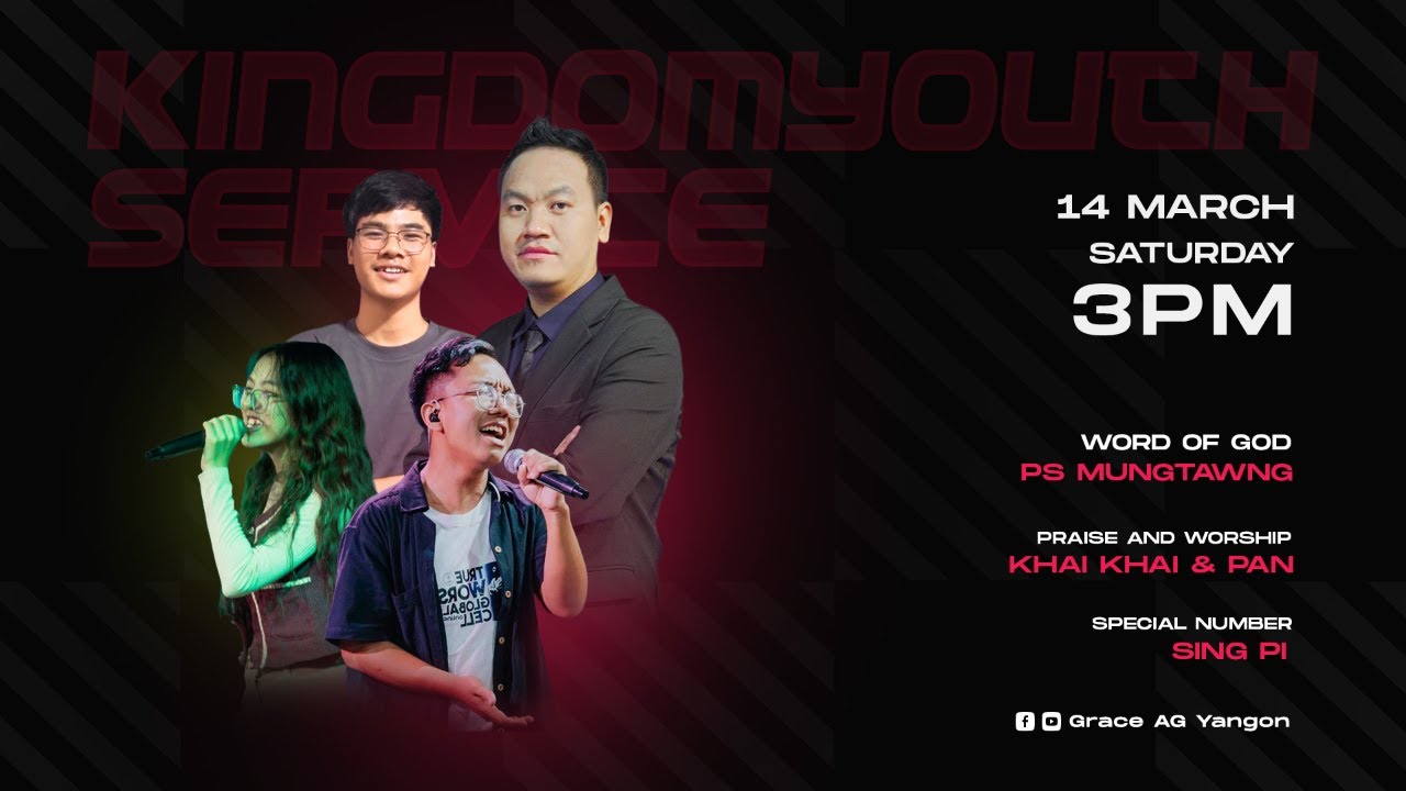 Kingdom Youth Worship Service |  14 March, 2026 (Saturday)