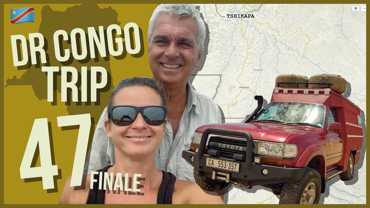 47 DRC Travel. Kamako. Rural DRC. Congo Roads and Roadblocks.