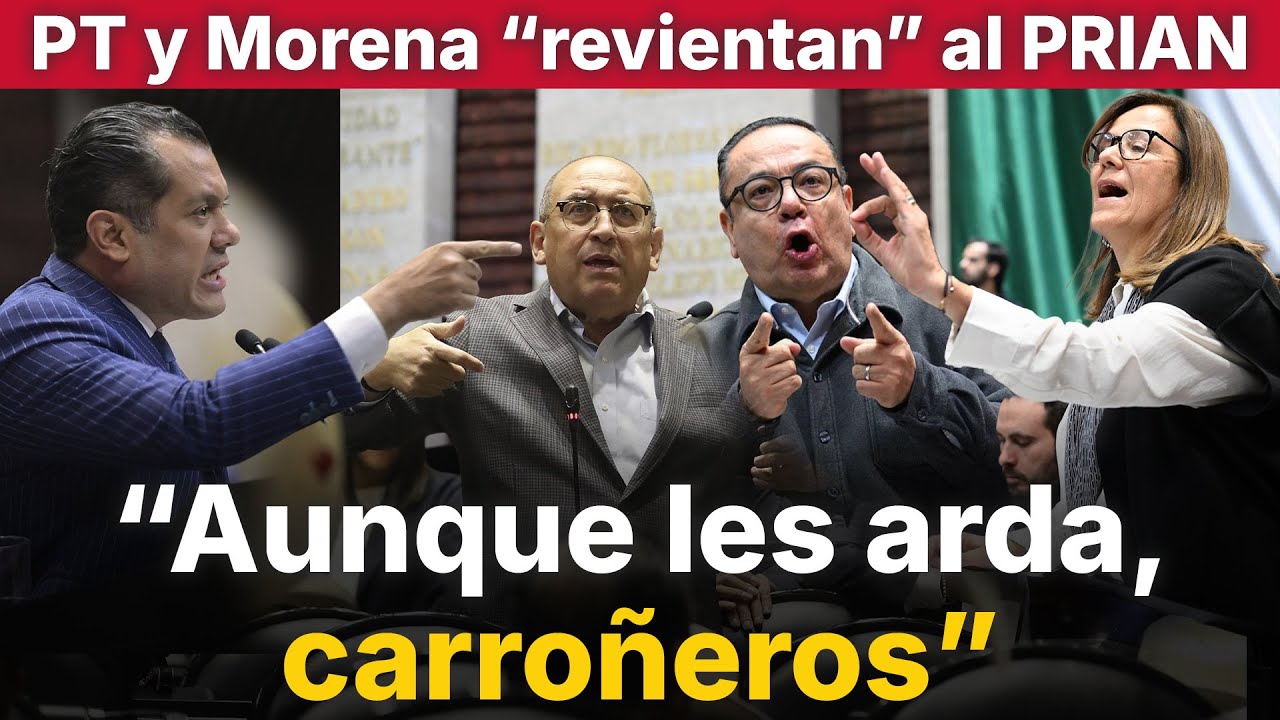 “¡Carroñeros!”: Morena y PT fulminan a Zavala, Moreira y Germán Martínez