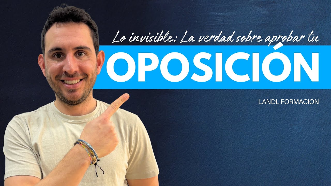 Por qué otros APRUEBAN LAS OPOSICIONES antes que tú (y no estudian más horas)