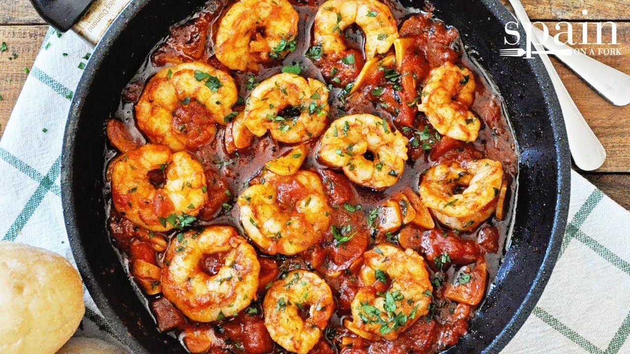 Spicy Garlic Paprika Shrimp with Chunky Tomatoes
