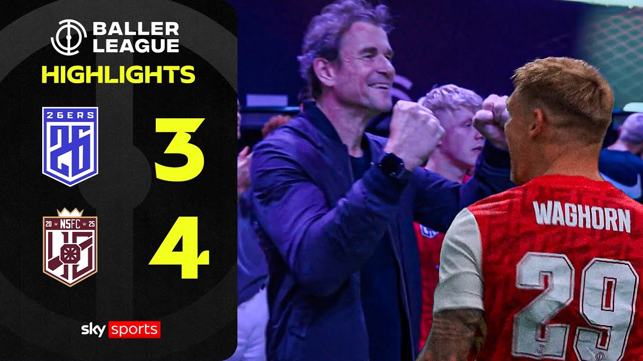 Waghorn grabs late win over John Terry's 26ers | 26ers 3-4 N5 FC | Baller League Highlights
