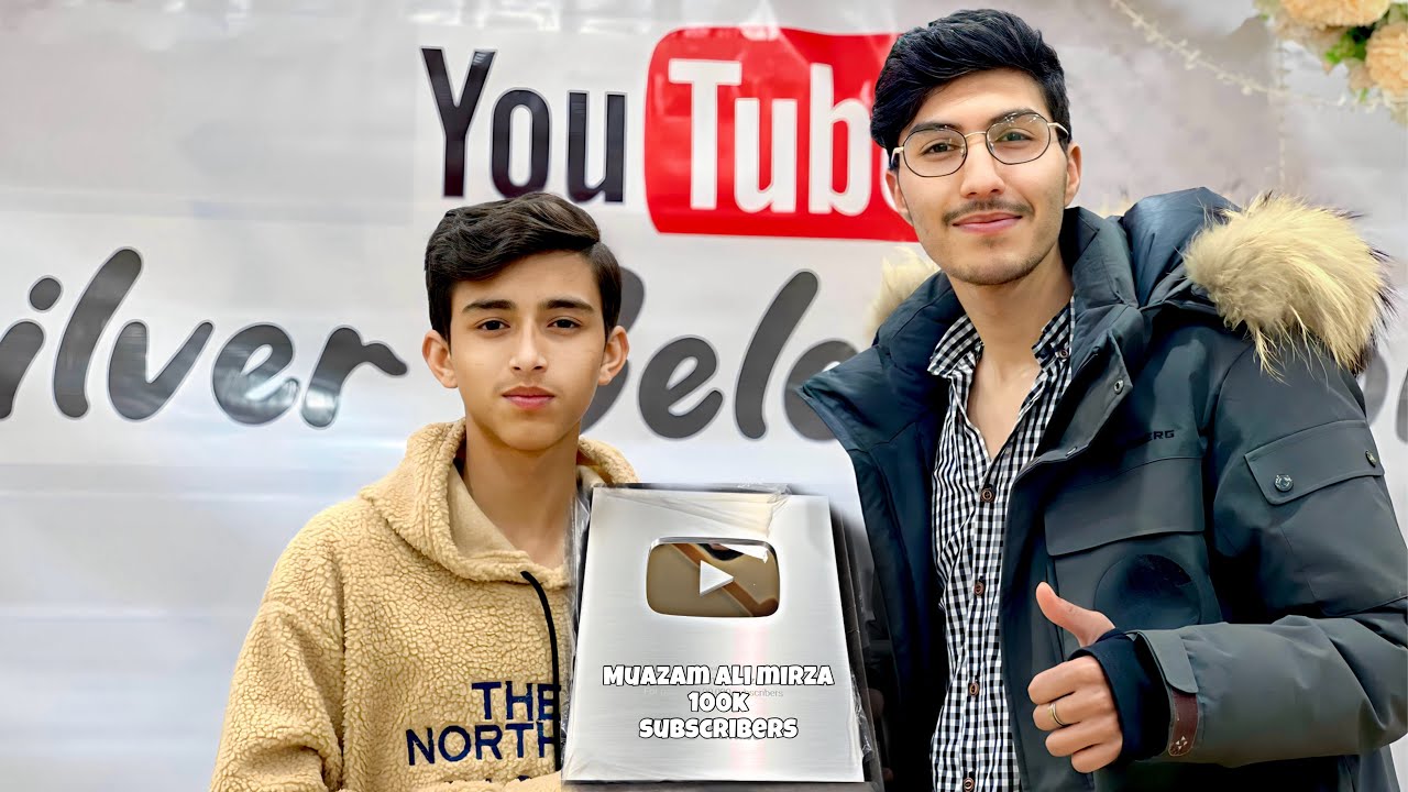 Silver Play Button ▶️😍| Congrats muazam ali mirza 🙌🏻