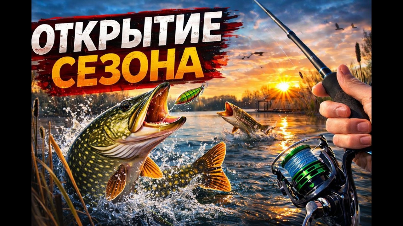 Открываем сезон и ищем большую щуку!
