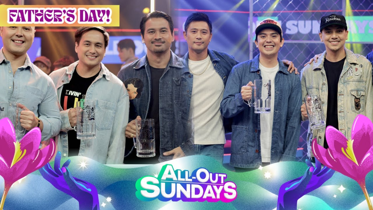 AyOS barkada parties with Kapuso Dads for Father’s Day! | All-Out Sundays