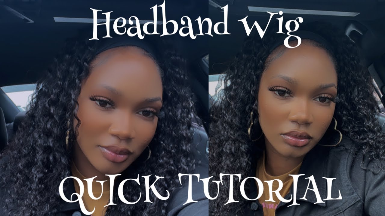 Headband Wig Over Medium Length Locs 💆🏽‍♀️ | QUICK TUTORIAL
