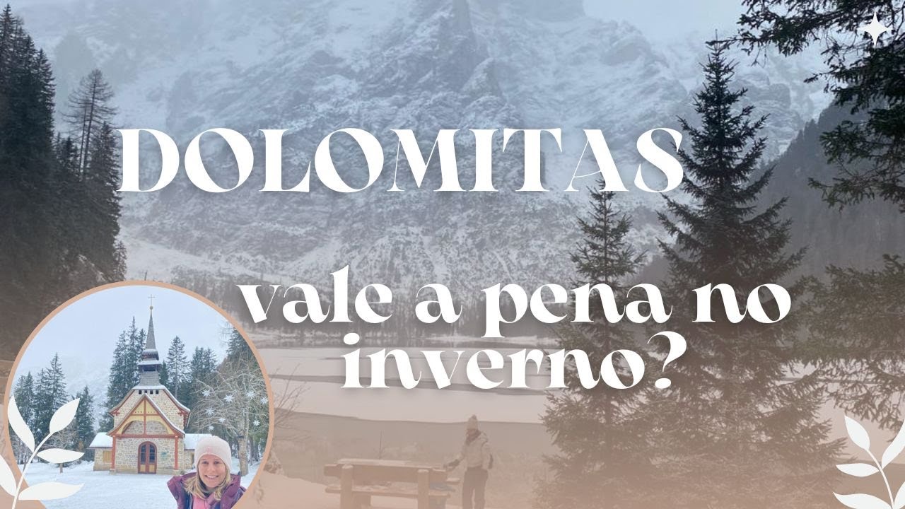 DOLOMITAS com NEVE|Visitando o LAGO DI BRAIES e a cidade de CORTINA D’AMPEZZO.